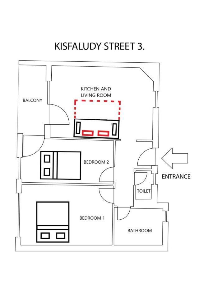 Two-Bedrooms Apartment Cbd Bp ブダペスト エクステリア 写真
